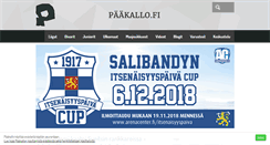 Desktop Screenshot of paakallo.fi