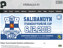 Tablet Screenshot of paakallo.fi